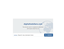 Tablet Screenshot of digitaltodollars.com